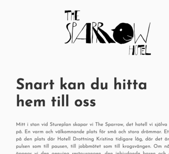 The Sparrow Hotel Stockholm